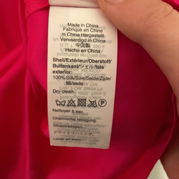 J. Crew Collection silk twill top with fixed bow - Picture 5 of 5